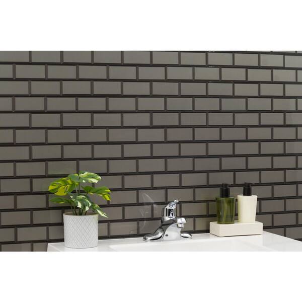 New MSI Crisson Bevel Subway Peel and Stick 12 in. x 12 in. x 4mm Textured Glass Mosaic Tile ( 1.000 sq. ft.) New MSI Crisson Bevel Subway Peel and Stick 12 in. x 12 in. x 4mm Textured Glass Mosaic Tile ( 1.000 sq. ft.)