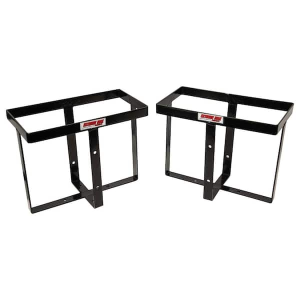 Universal Fuel Jug & Water Can Mounting Bracket for Containers with 7 in. x 14.5 in. Base Footprint, Set of 2