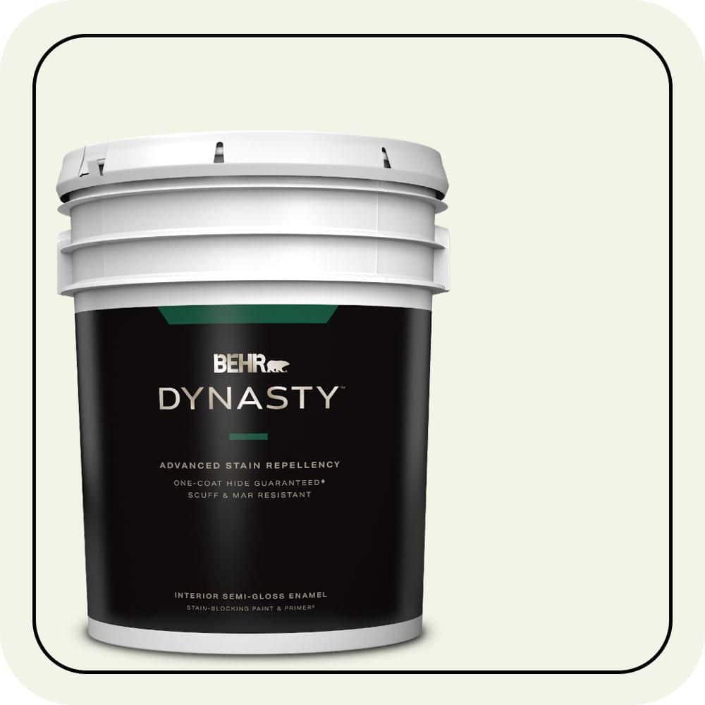 5 gal. #GR-W10 Calcium Semi-Gloss Enamel Interior Stain-Blocking Paint & Primer price history on PriceWatchPro