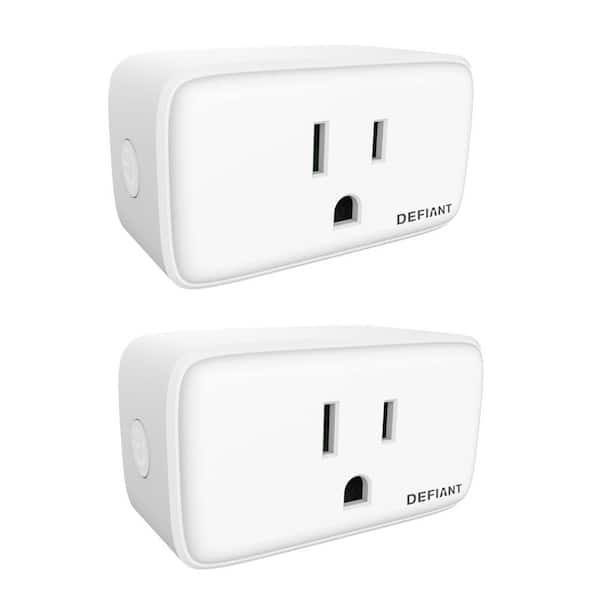 2 Packs Smart Plug 10A 120V Mini WiFi Plug Smart Outlet](Type 1), Smart  Sockets Remote Control Plugs with Voice Control, Timer & Schedule,  ETL/FCC/RoHS Listed Socket by OOSSXX 