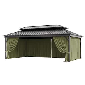 Kimunuk 12 ft. x 20 ft. Universal Outdoor Privacy Curtains