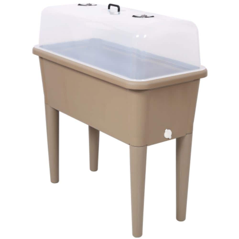 Raised Bed  Greenhouse Lid – Elevated Planter, Legs, Light Brown price history on PriceWatchPro