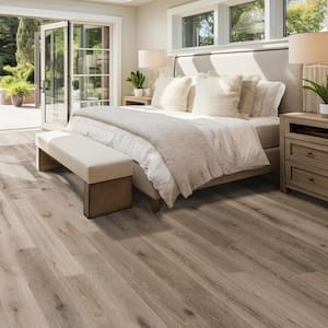 Hickory Haze 28 MIL x 7.76 in. W x 60 in. L Click-Lock Waterproof Luxury Vinyl Plank Flooring (25.87 sq. ft./Case)