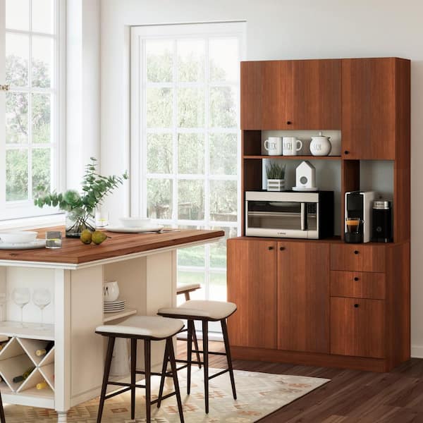 Microwave Storage - Photos & Ideas  Pantry cabinet, Microwave in pantry,  Kitchen pantry