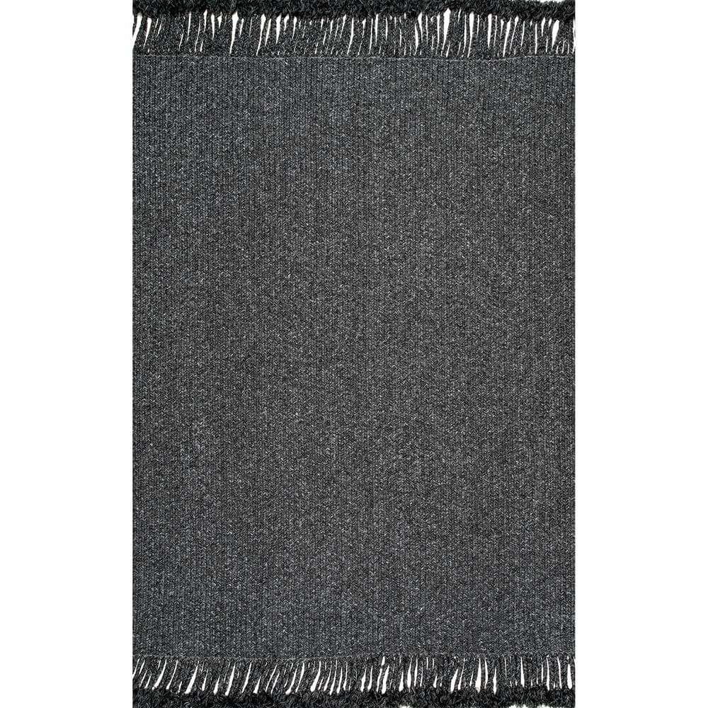 Courtney Braided Charcoal Doormat 2 ft. x 3 ft.  Indoor/Outdoor Patio Area Rug price history on PriceWatchPro