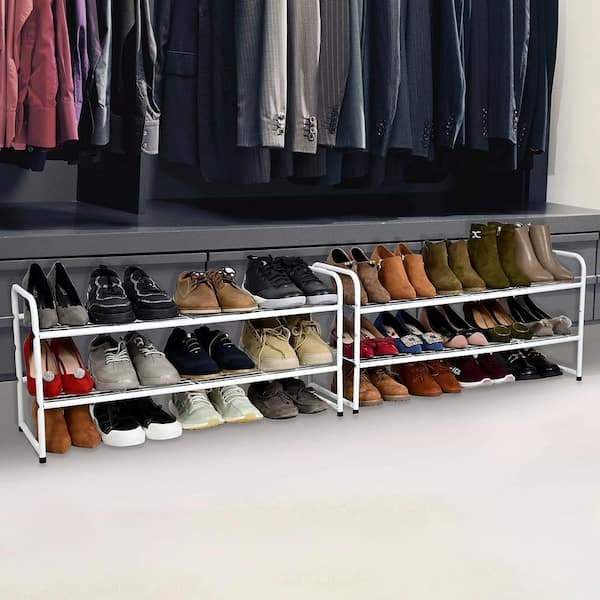 Ktaxon 6 Tiers 36 Pairs Shoe Rack Shoe Shelf Shoe Storage Cabinet