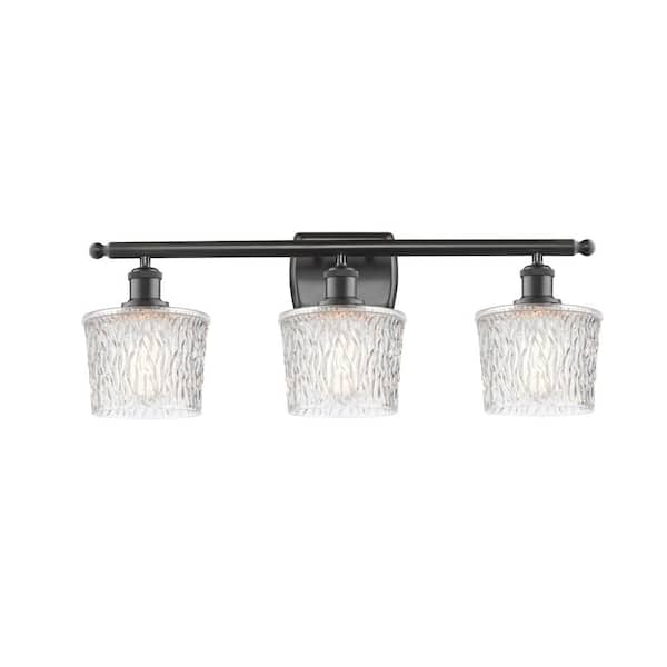 Innovations Niagra 26 in. 3-Light Oil Rubbed Bronze Vanity Light with ...