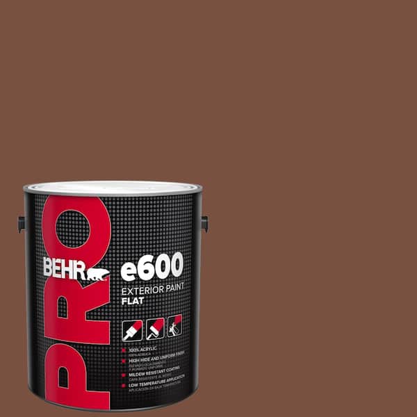 1 gal. #S200-7 Earth Fired Red Flat Exterior Paint