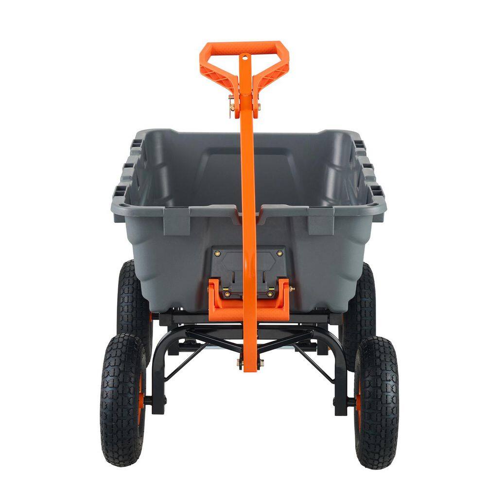 Garden Cart, Durable Poly Dump Cart with Simple Assembly Steel Structure, Versatile Dump Wagon,7 cu ft.Steel,Garden Cart price history on PriceWatchPro