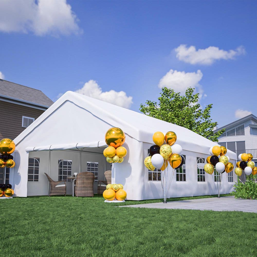 20x32 Ft White Heavy-Duty Outdoor Event Canopy Tent