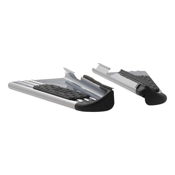 Luverne Polished Stainless Steel Side Entry Step Truck Box Extensions, Select Chevrolet Silverado, GMC Sierra 3500 HD
