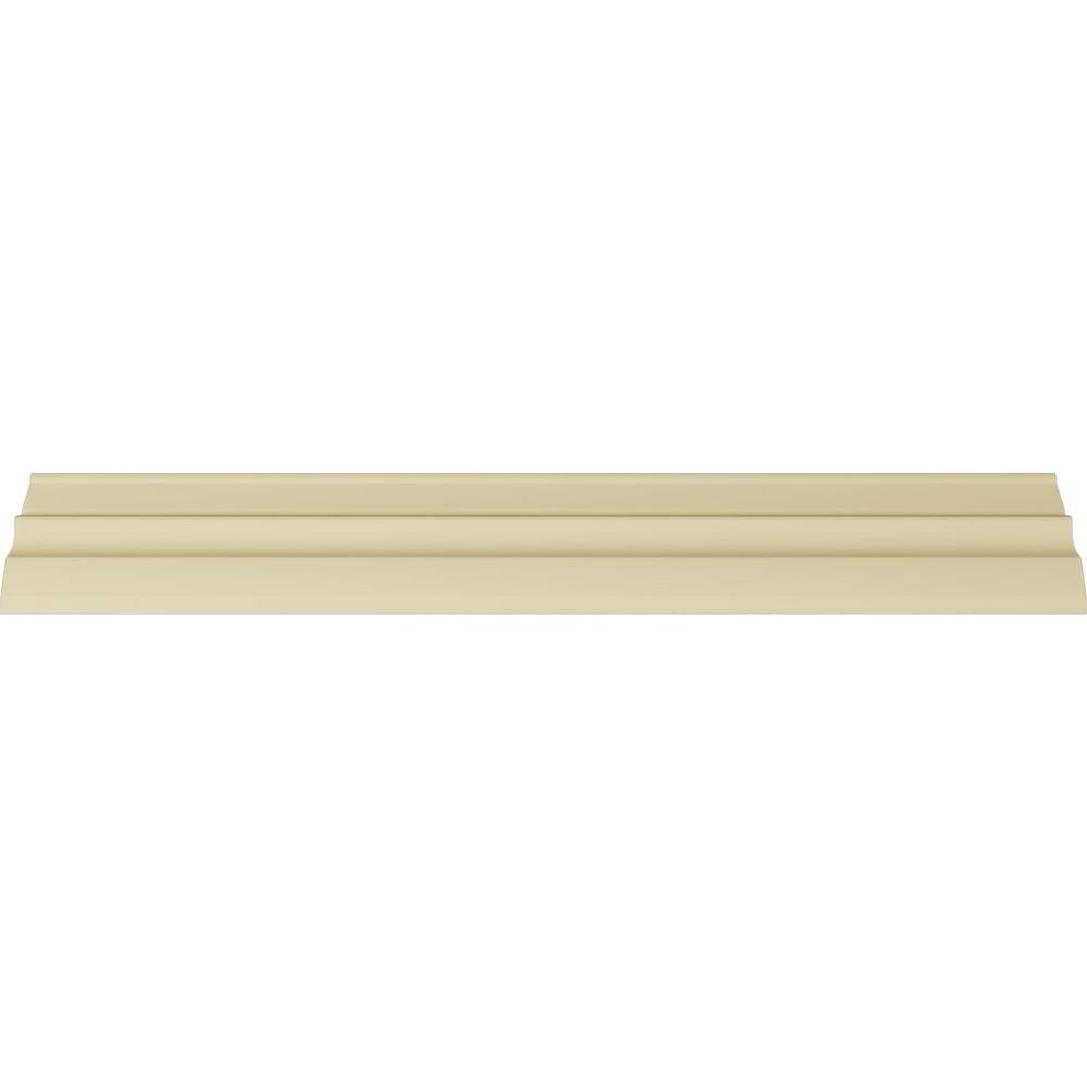 Primed White Urethane Crown Moulding 94.5" Length