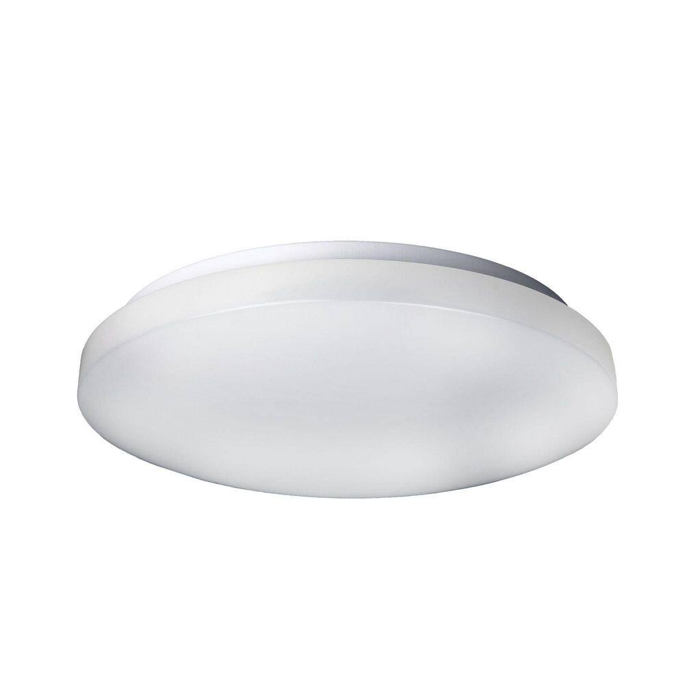 13 in. Round White Flush Mount Integrated LED Selectable 20W 120-277V, 2700K-5000K Dimmable Selectable CCT For Indoor price history on PriceWatchPro