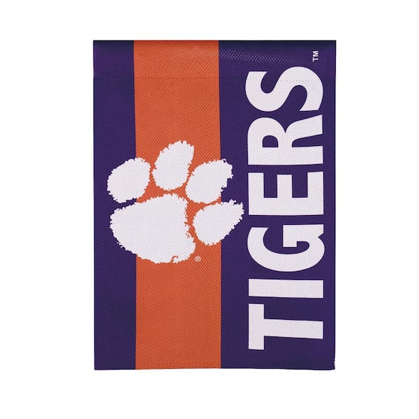 12 in. x 18 in. Clemson University Garden Flag