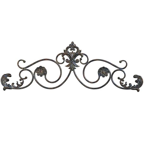 Yosemite Home Decor 11.5 in. x 35.5 in. "Iron Filigree" Wall Art