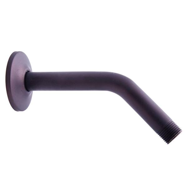 Dyconn 7.25 in. Angled Shower Arm with Flange in Oil Rubbed Bronze
