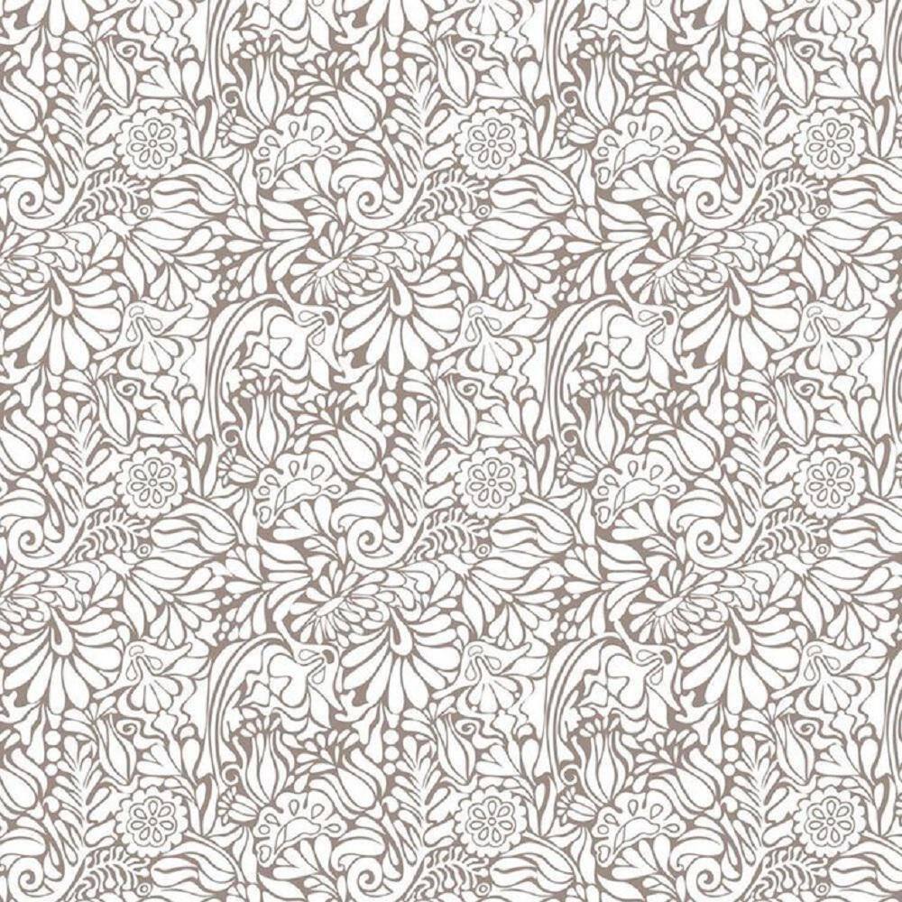 Con-Tact Creative Covering 18 in. x 20 ft. Batik Taupe Self-Adhesive ...