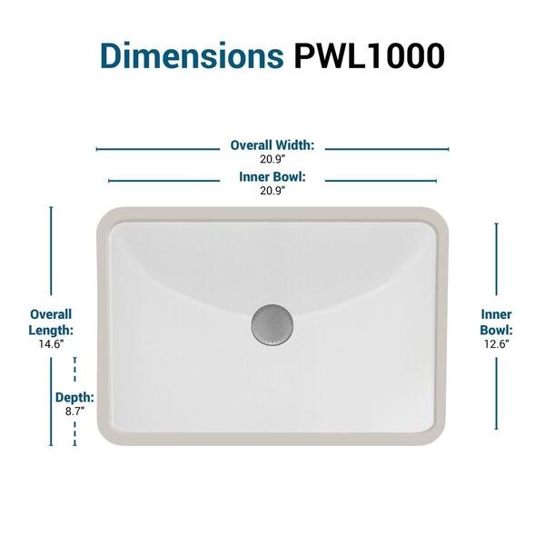 depth of bathroom sink