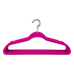 Elama Pink Stainless Steel Hangers 100-Pack