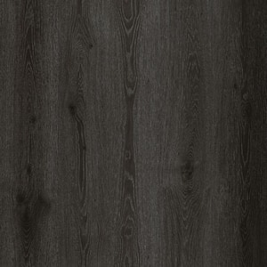 MaxCore Storm Black 28 MIL x 7.3 in. W x 48 in,.L Click Lock Waterproof Luxury Vinyl Plank Flooring (24.5 sq. ft. /case)