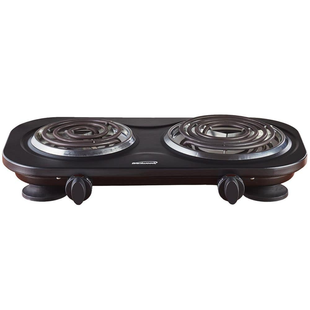 Double Burner 10.75 in. Black Electric Burner price history on PriceWatchPro