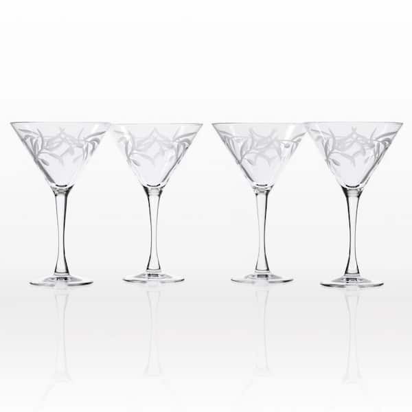  Rolf Glass School of Fish Martini Glass
