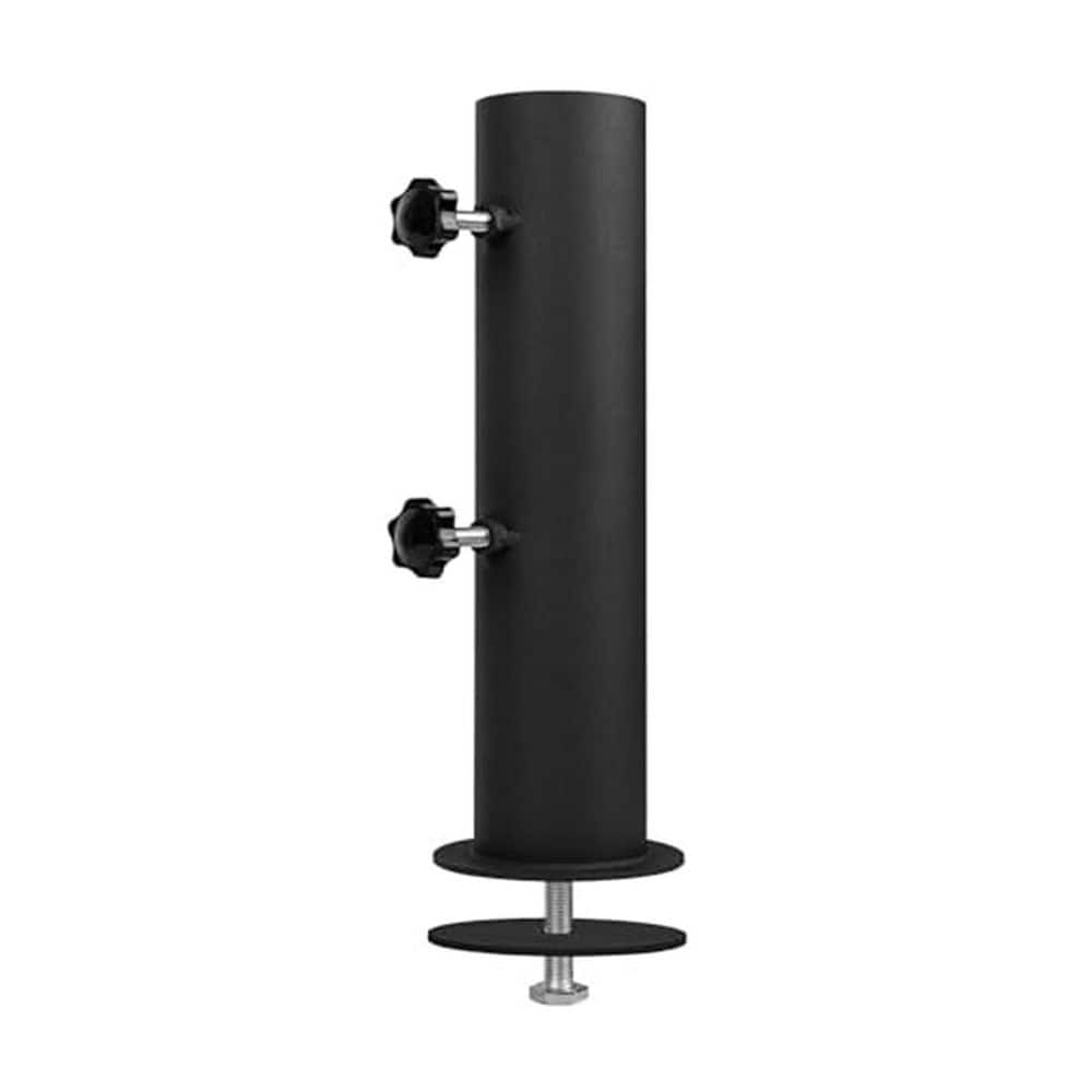 2.16 lb. Steel Patio Umbrella Base in Black Finish Granite Marble Stone Flag Pole Holder Heavy Duty Adjustable price history on PriceWatchPro