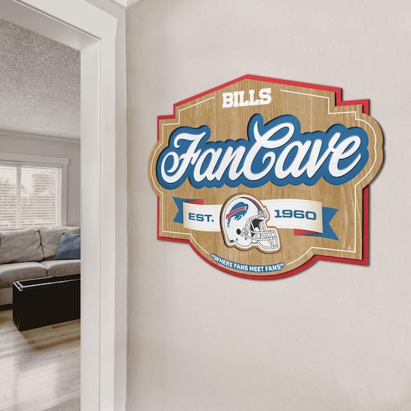 YouTheFan NFL Buffalo Bills Fan Cave Sign