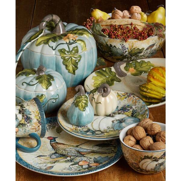 Certified International Harvest Gatherings 16-Piece Multicolored