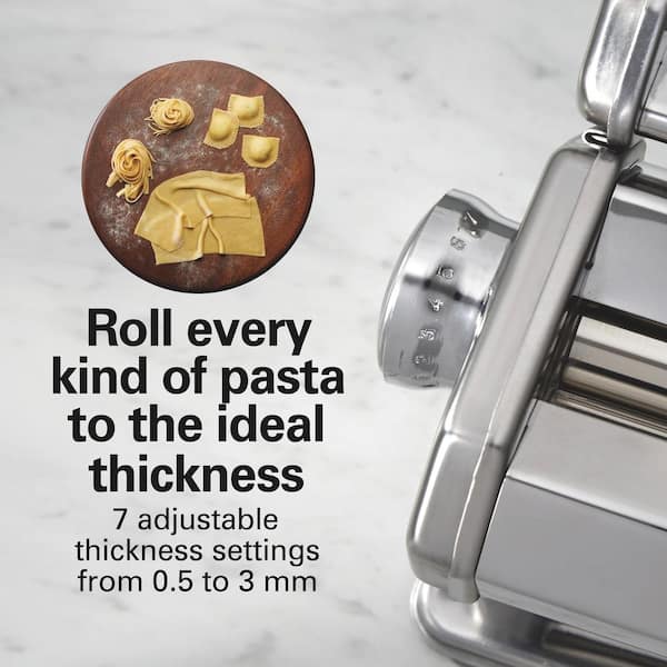  The Italian Kitchen Pasta Maker Roller With 7