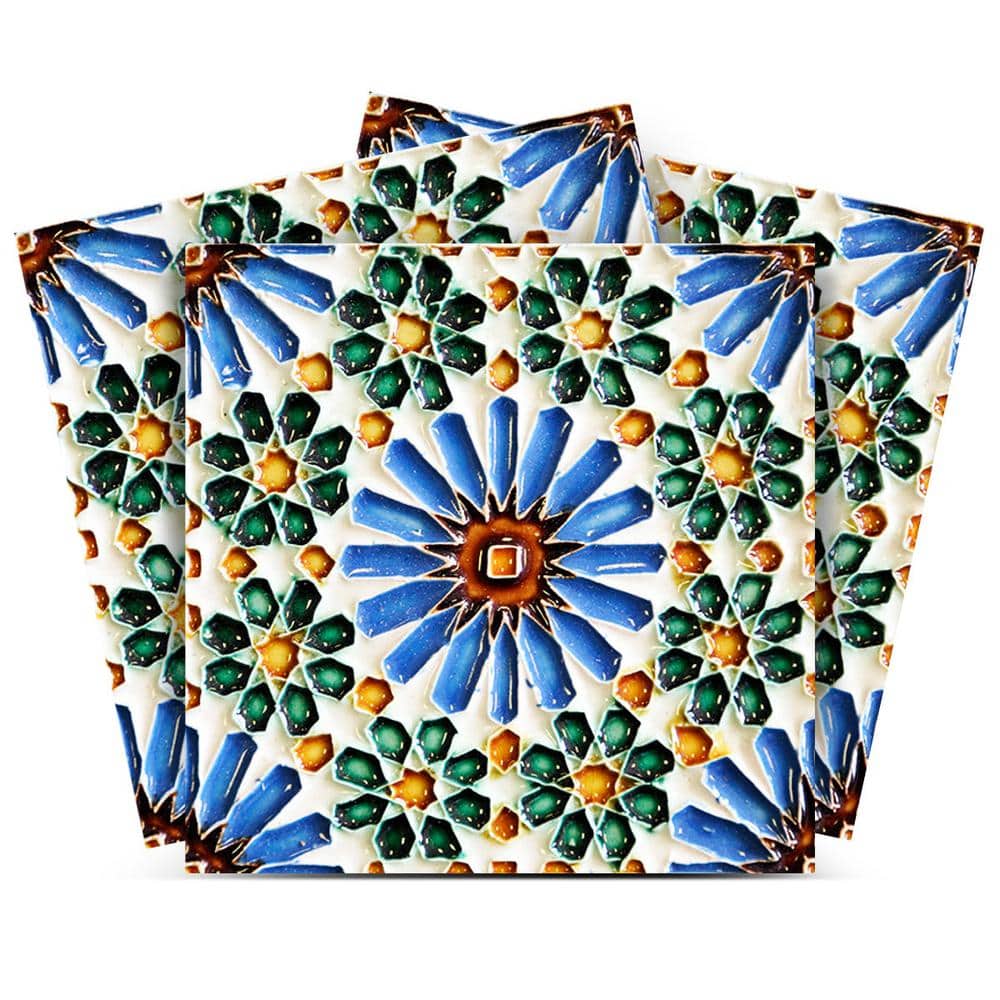 White, Blue, Green V30 12 in. x 12 in. Vinyl Peel and Stick Tile (24 Tiles, 24 sq. ft./pack) price history on PriceWatchPro