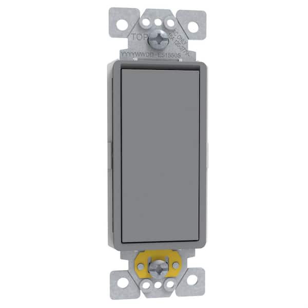 Square D X Series 15 Amp 4-Way Rocker Switch Back Wire Light