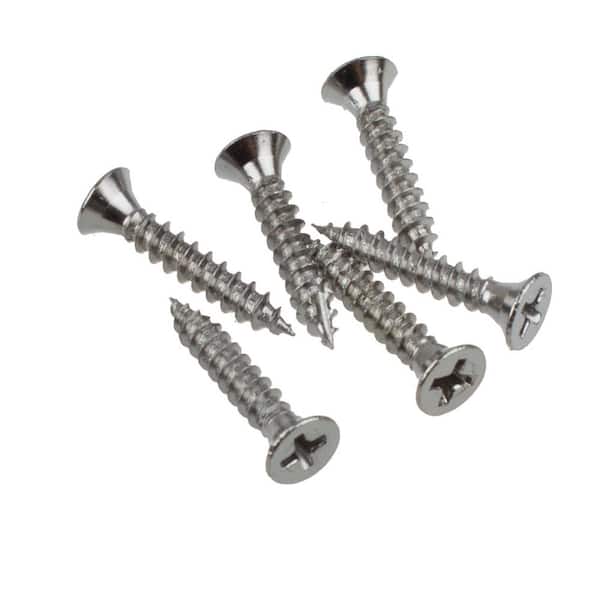 3-1/2 in. Polished Chrome Steel Door Hinges 1/4 in. Corner Radius with Screws (24-Pack) 3-1/2 in. Polished Chrome Steel Door Hinges 1/4 in. Corner Radius with Screws (24-Pack)