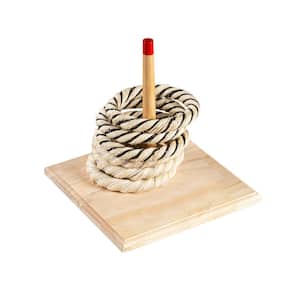 Outdoor Wood Ring Toss Game Set