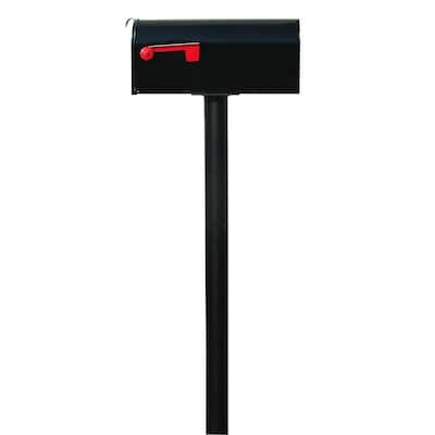 Hanford Single Post System Mailbox with E1 Economy Mailbox