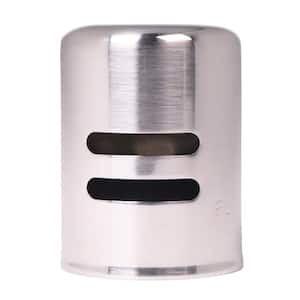 1-5/8 in. x 2-1/4 in. Solid Brass Air Gap Cap Only, Non-Skirted, Stainless Steel