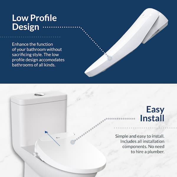 BisBro Taharet 2077 Toilette De Douche Pour Un Soin Intime Optimal | Douche Intime | Convient Pour Les Gauchers | Installer Le Bidet Sous Le Couvercle Des Toilettes | Sans électricité | Taharet - View #4