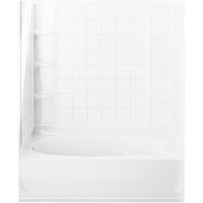 Grab Bar Tub Shower Combos Bathtubs The Home Depot