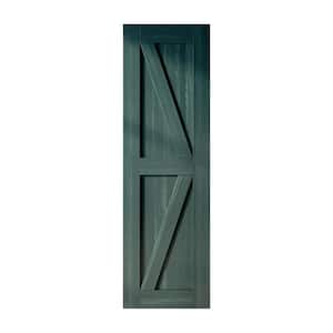 22 in. x 84 in. K-Frame Royal Pine Solid Natural Pine Wood Panel Interior Sliding Barn Door Slab with Frame