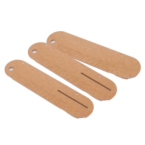 Zero Clearance Table Saw Insert, Fits Delta 36-725,36-725T2,36-5152,36-5000,36-5000T2, MDF Throat Plate (3-Pack)