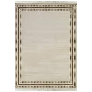 Marian Cream 5 ft. x 7 ft. Border Area Rug