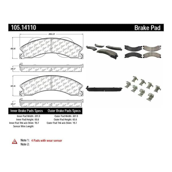 Centric Parts Disc Brake Pad Set