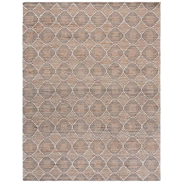 Marbella 6 ft. x 9 ft. Beige/Ivory Diamond Lattice Area Rug