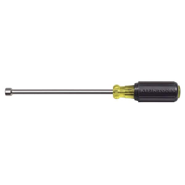 Klein Tools 5/16 in. Magnetic Tip Nut Driver with 6 in. Hollow Shaft- Cushion Grip Handle