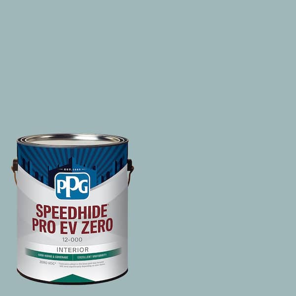 SPEEDHIDE Pro-EV Zero 1 gal. PPG1035-3 Blue By You Semi-Gloss Interior Paint