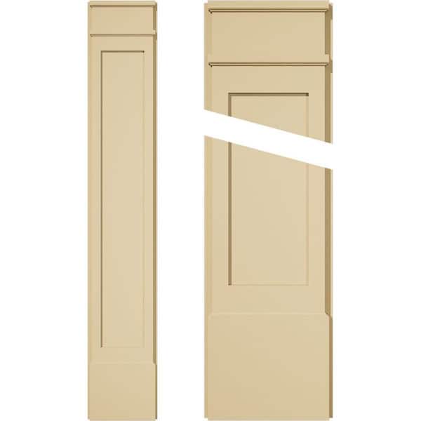 Ekena Millwork 2 in. D x 12 in. W x 72 in. L Primed Polyurethane Pilaster (1- Pack)