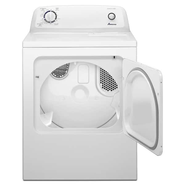 6.5 cu.ft. vented Front Load Electric Dryer in White with Wrinkle Prevent Option