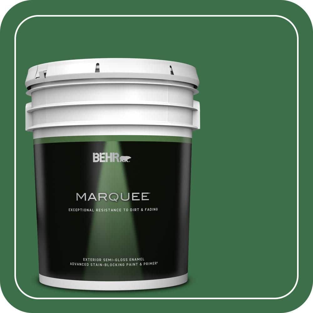 5 gal. #S-H-450 Parsley Sprig Semi-Gloss Enamel Exterior Paint & Primer price history on PriceWatchPro