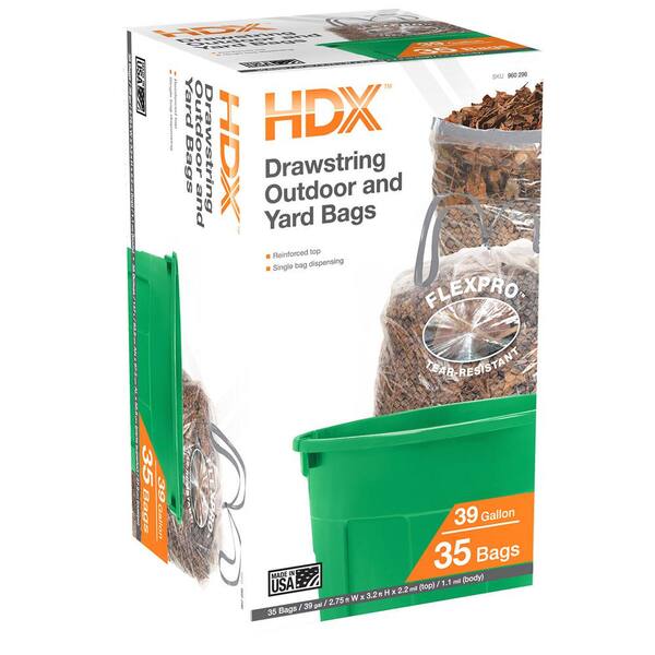 Outdoor/yard Trash Bag 35-count HDX 39 Gal 