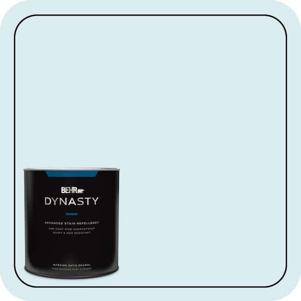 BEHR DYNASTY 1 qt. #550C-1 Airy Satin Enamel Interior Stain-Blocking Paint & Primer